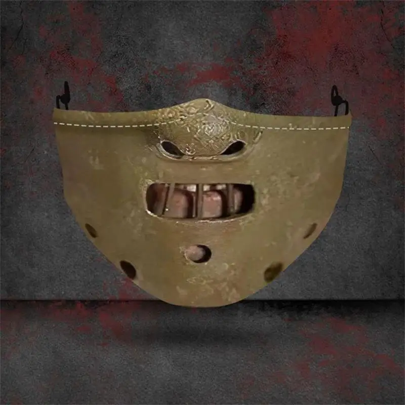 

Маски для косплея Ганнибал Лектер каннибал для взрослых Уличный спорт пыленепроницаемый Дышащий моющийся ужасный костюм на Хэллоуин