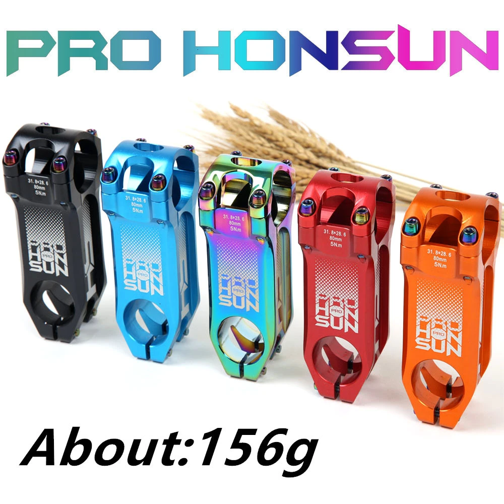 Honsun Pro MTB Road Bike T6 Цветной алюминиевый сплав велосипедный Руль с ЧПУ 0 ° 31 8*28 6*80 мм 5