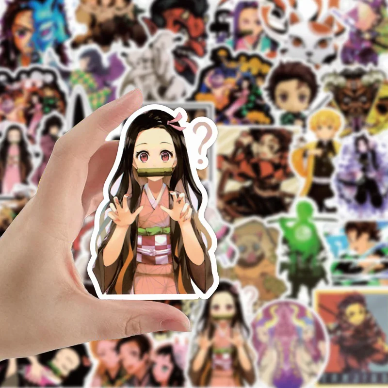 

Наклейки водонепроницаемые ПВХ для скейтборда, мотоцикла, гитары, 50 шт./компл.