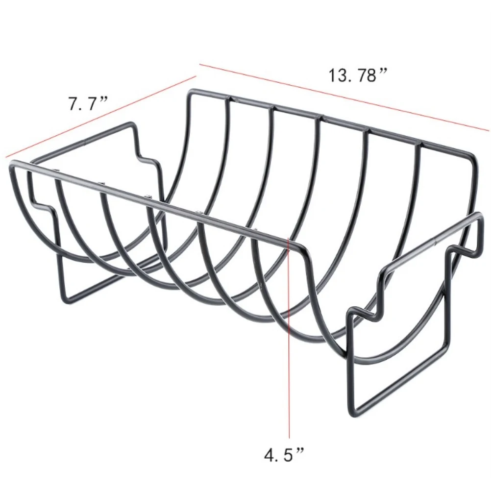 Металлическая антипригарная подставка для гриля кухонный держатель стейка