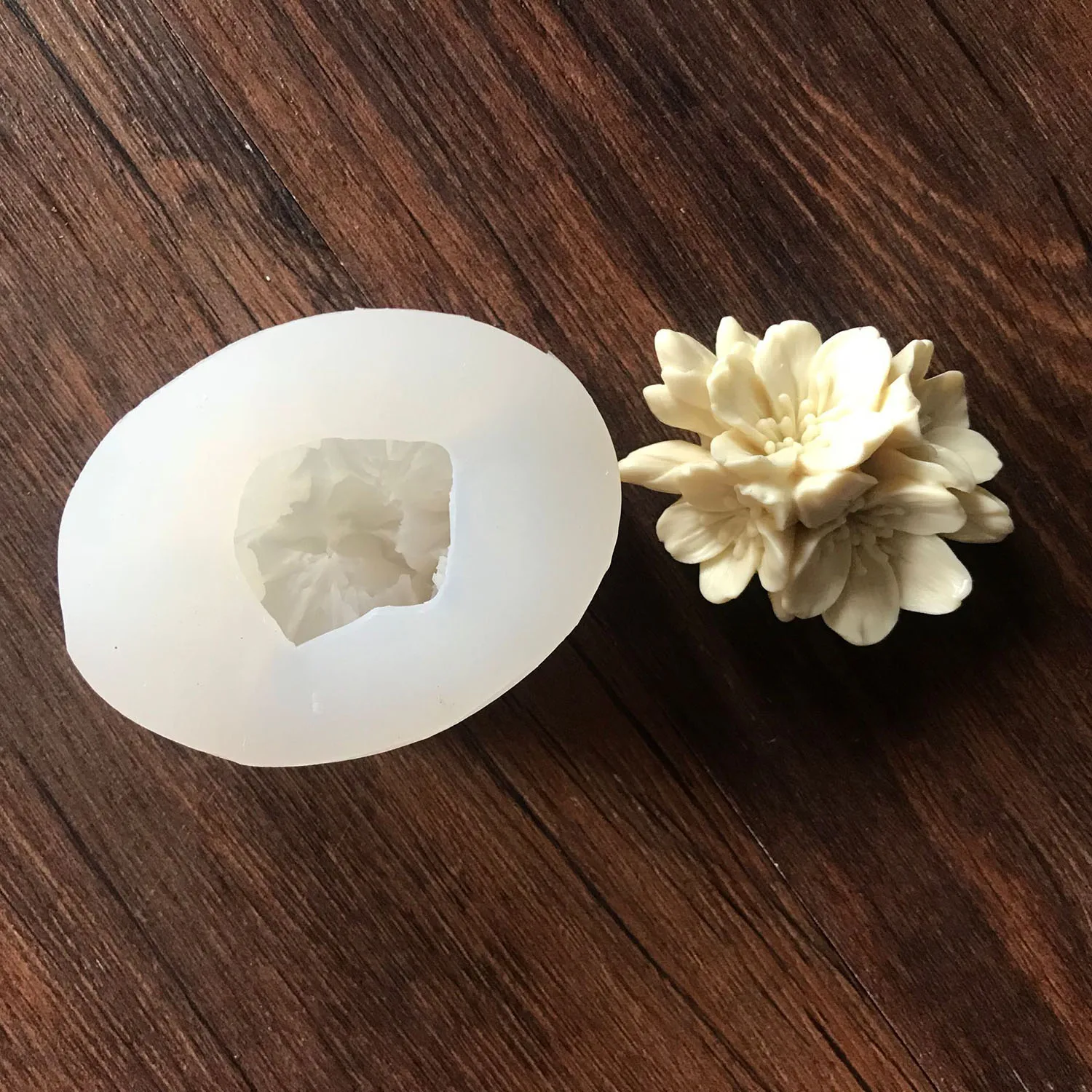 1 шт. 3D Цветочная художественная силиконовая форма для рукоделия мыло ручной