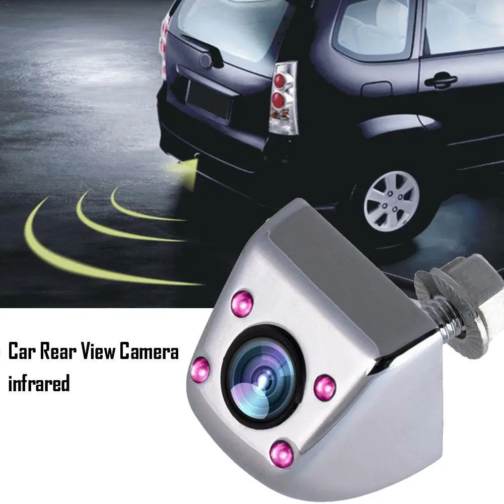 Автомобильная камера заднего вида 4 светодиодный Ночное Видение авто парковка