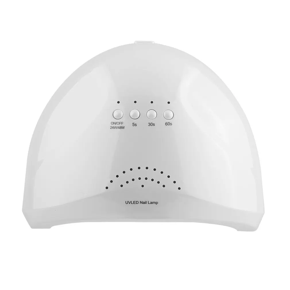 2 в 1 УФ лампа для ногтей Сушилка светодиодный аппарат дизайна 48 Вт 365 нм + 405 сушка и