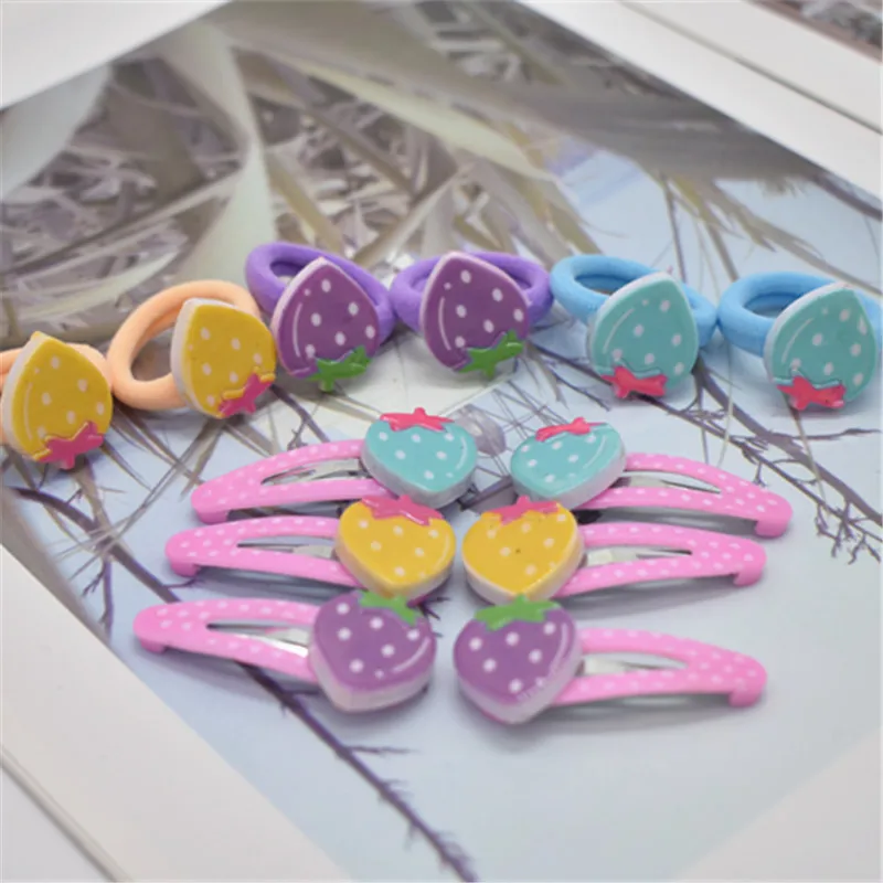 4/12 шт./набор детские заколки для волос 5 см |