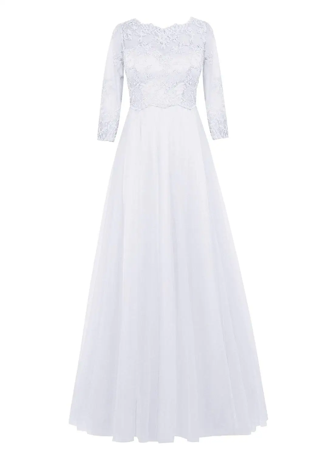 

Bealegantom New Lace Wedding Dresses 2021 with Half Sleeves Appliques Lace Up Plus Size Bridal Gowns Vestido De Novia QA1135