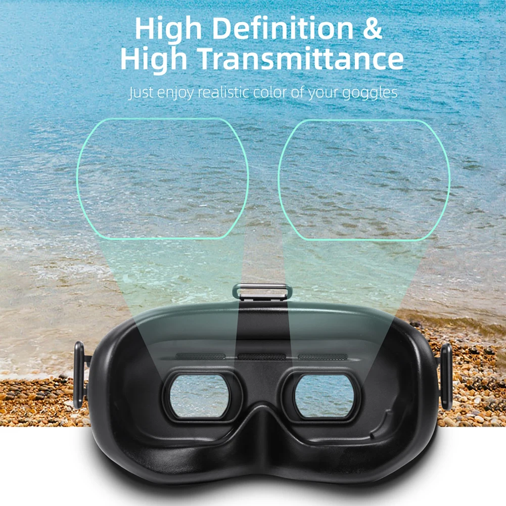 Для DJI FPV Goggles V2 HD 9H защита экрана из закаленного стекла полное покрытие защитная