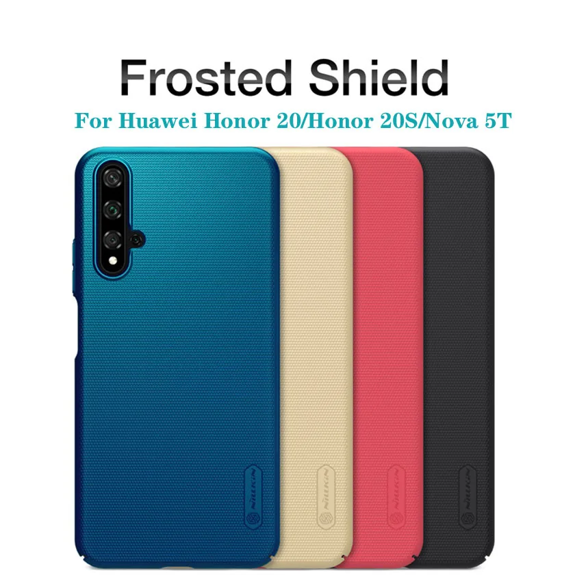 Для huawei Honor 20 20S Чехол Honor20 Pro чехол Nillkin супер матовый защитный Жесткий PC задний Чехол защитный чехол для huawei Nova 5T