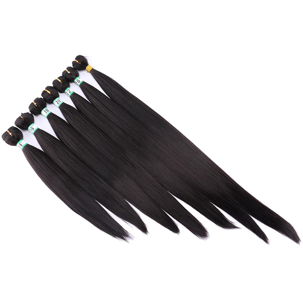 FSRHAIR 14-30 дюймов 2 шт./лот 100 г двойные плетеные синтетические волосы, плетенные прямые волосы, пряди