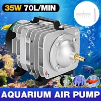 35w 220v 240v50hz 70lmin hailea electromagnetic air compressor fish tank oxygen air pump hydroponics 6 way air aerator pumps