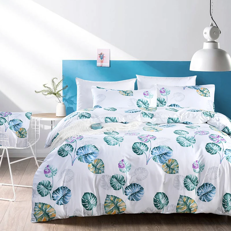 Dolphin Printed Pattern Bedding Set Children Baby Kids Fluffy Princess Bed Cover Duvets Parure De Lit 2 Personnes |