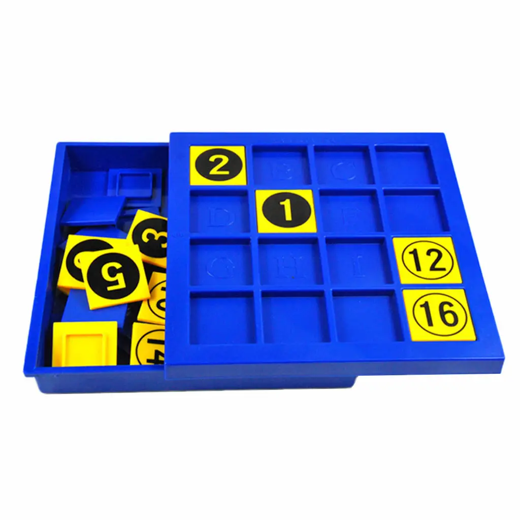 

16Pcs Sudoku Board Puzzle Game Digital Block Learning Board Games Adults
