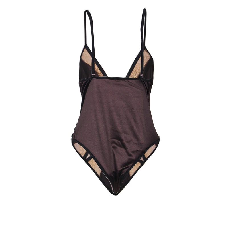 

Comeondear Spandex Thong Bodysuit Sleeveless Strappy Combinaison Femme Sexy V Neck Bodysuit Bodyocn Bodie Femme RB80353