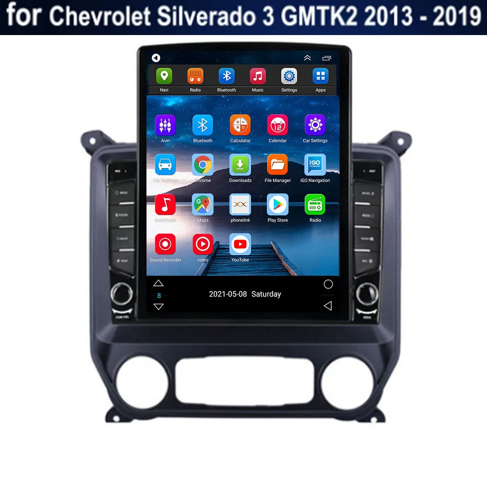 

Android 11 для Chevrolet Silverado 3 GMTK2 2013 - 2019 Tesla тип автомобиля радио мультимедиа видео плеер навигация GPS RDS без dvd