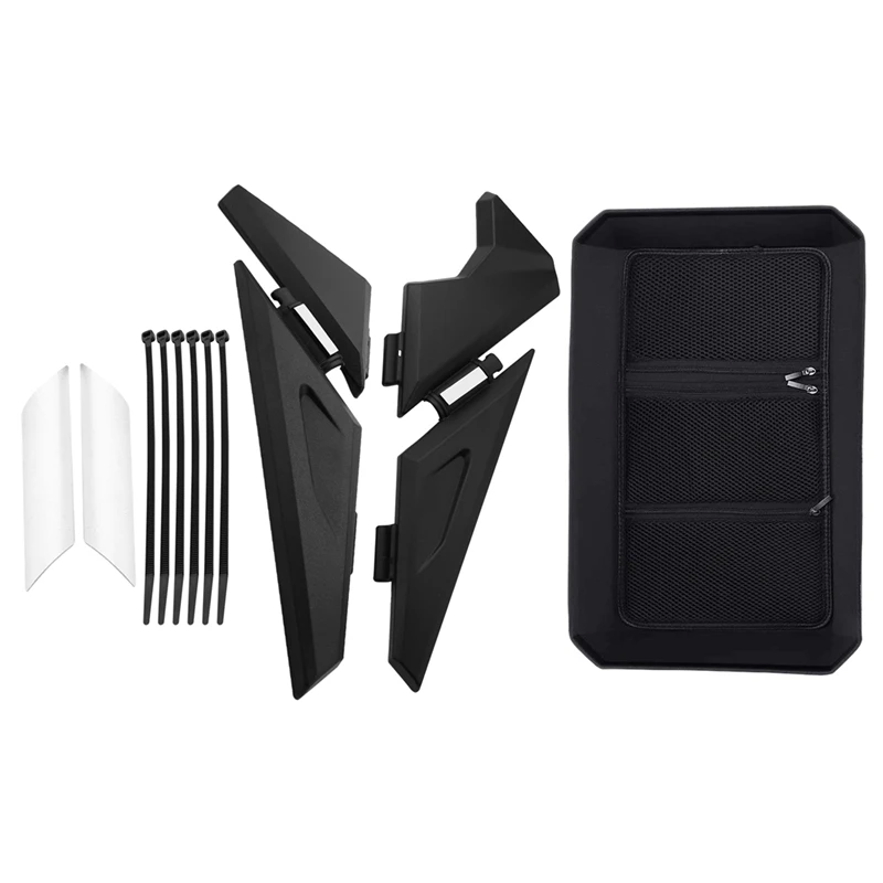 

2 комплекта мотоциклетных аксессуаров: 1 комплект наполнителя рамы, боковая панель, защитная пленка и 1 шт. боковой Чехол для багажника