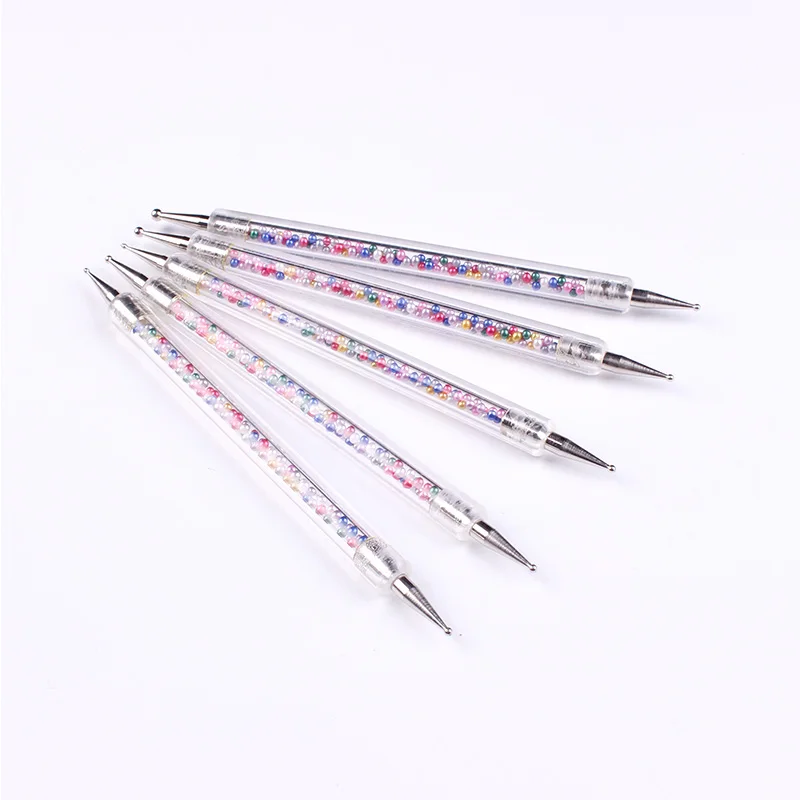 NT-Brush030 (5pcs) Кисть для ногтей акриловая Гелевая Кисть для ногтей градиентный лайнер точечный Дизайн Стразы ручка для маникюра Набор инструментов для дизайна ногтей - Цвет: NT-Brush030 (5pcs)