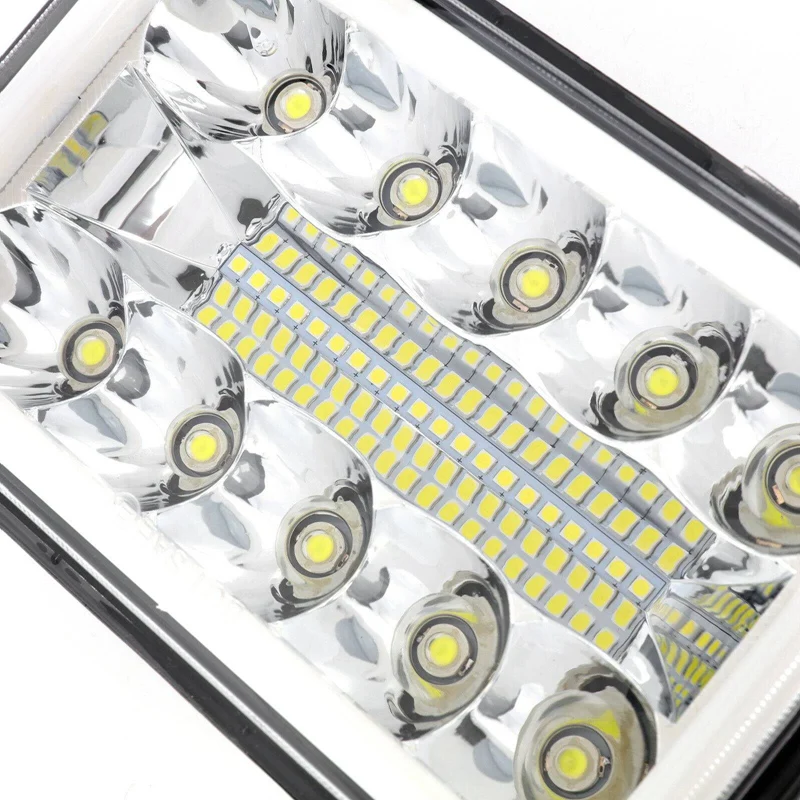4Pcs 4Inch X 6Inch Led Drl Light Bulb Crystal Clear Sealed Beam Head Lamp Headlight 6X4 Truck | Автомобили и мотоциклы