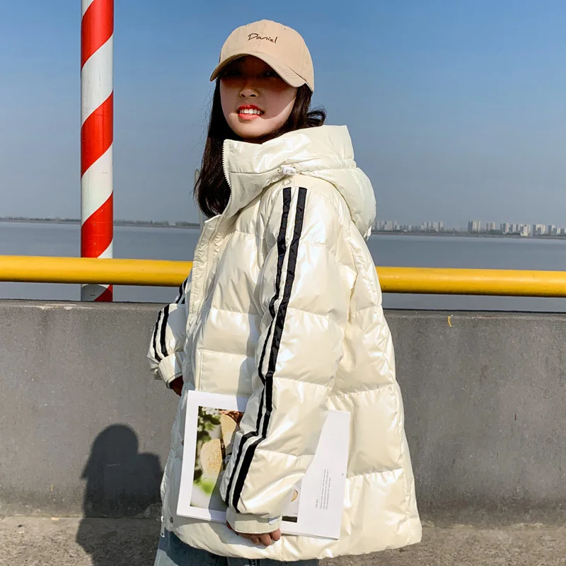 

Unua amo New Winter Women Coat Hooded Fluffy Parkas 2021 Fashion Loose Wild Casual Warm Puffer Jackets Female Clothing
