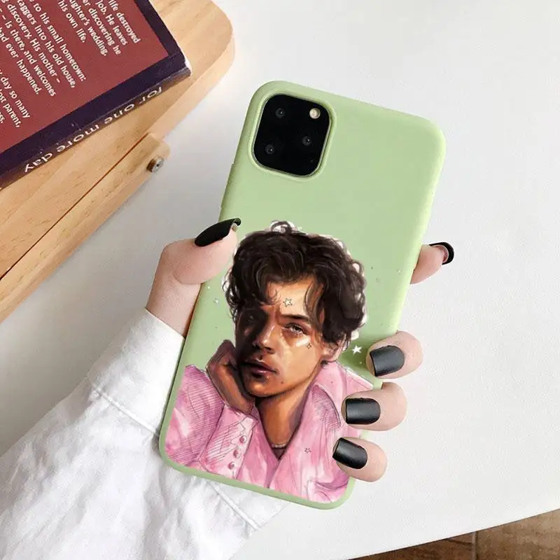 

Coffee Cake Cheese Phone Case Green Candy Color for iPhone 6 7 8 11 12 s mini pro X XS XR MAX Plus