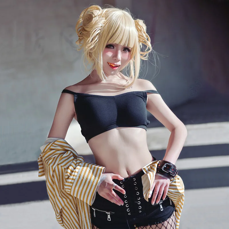 Аниме Мой герой карнавальные костюмы Himiko Toga школьная форма косплей на Хэллоуин