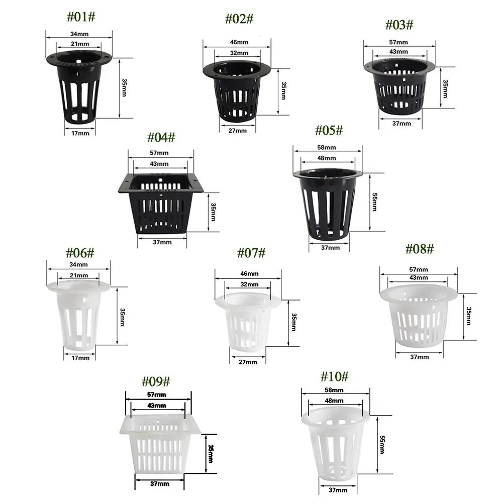 10 шт. сетчатая корзина для гидропонных систем|Детские горшки| |