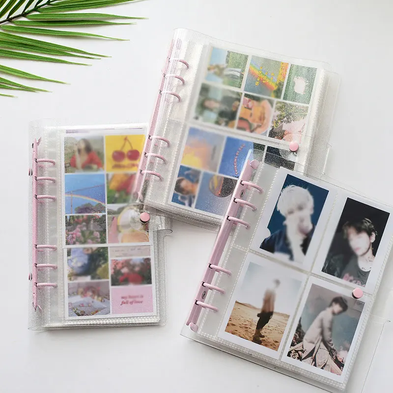 100/200 Pockets Photo Album 3/5 inches photocard binder instax mini album Scrapbook for photos collect book Kpop Card Binder