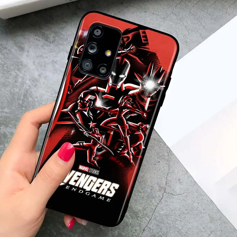 

Marvel Avengers - Logo For Samsung A01 A02 A02S A11 A12 A21 A21S A22 A31 A32 A41 A42 A51 A52 A71 A72 A81 A91 UW Black Phone Case