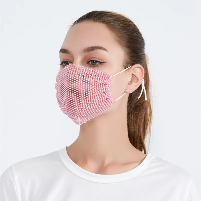 Женские регулируемые блестящие стразы с кристаллами и блестками ювелирная маска