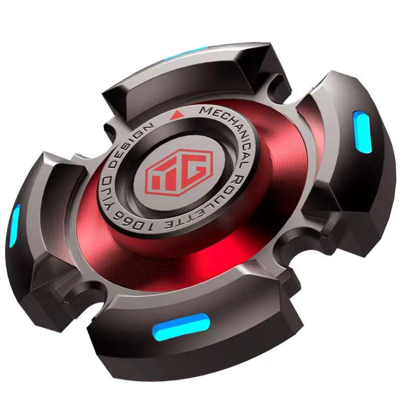 Четырехлетучая мышь Бабочка перманентное свечение Спиннер из сплава ручной с