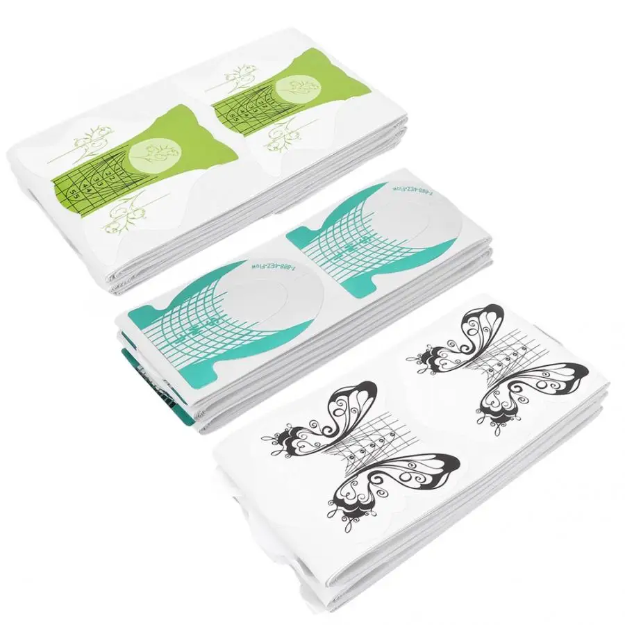 100 шт. держатель формы для маникюра ногтей руководство наращивания наклейки