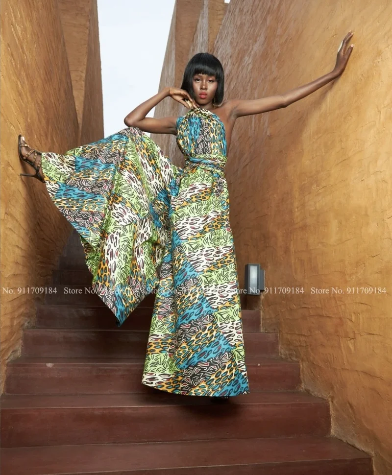 6 Стиль женское элегантное Bohebian печатных африканская одежда Модный повседневный