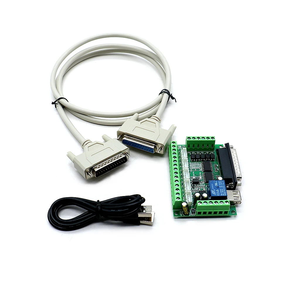 Комплект с 4 осями CNC Nema 23 2.5N 100 мм драйвер шагового двигателя TB6600 DM542 DM556 USB LPT mach3