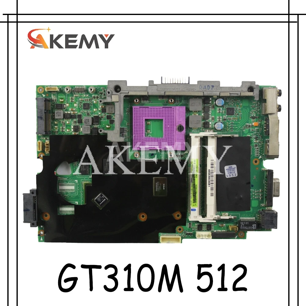 K50IE K40IE материнская плата для ноутбука For Asus K40ID K50ID X50DI K40I K50I Материнская GT310M 512 100%