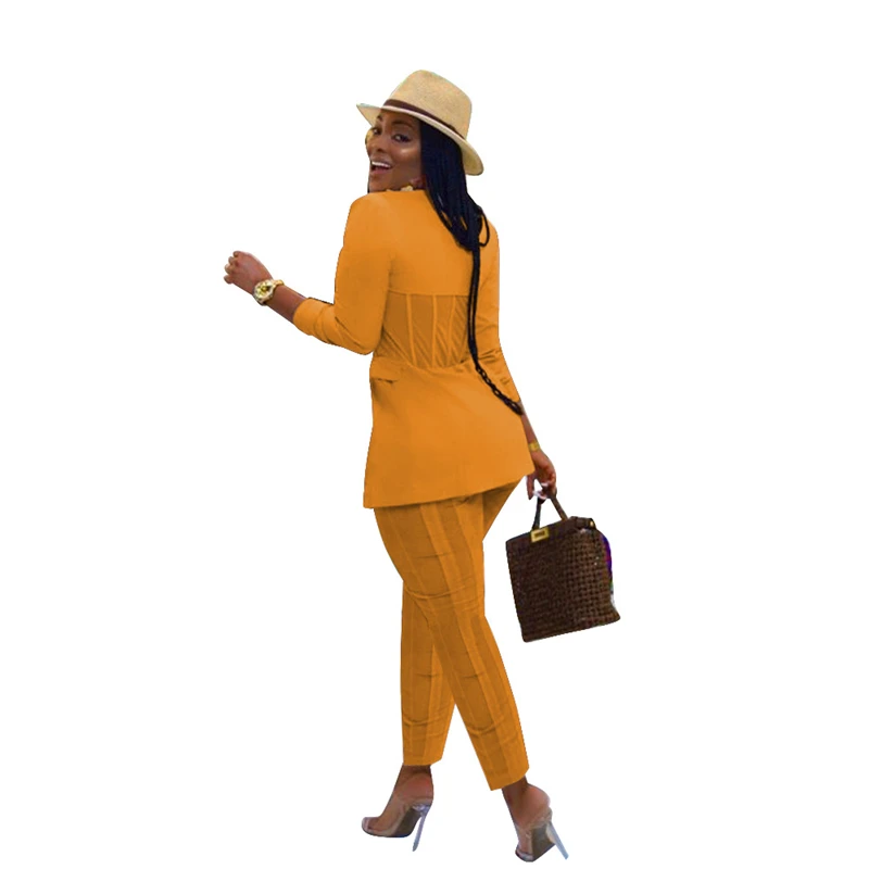 Adogirl сетчатый лоскутный женский костюм офисный Женский блейзер с длинным рукавом