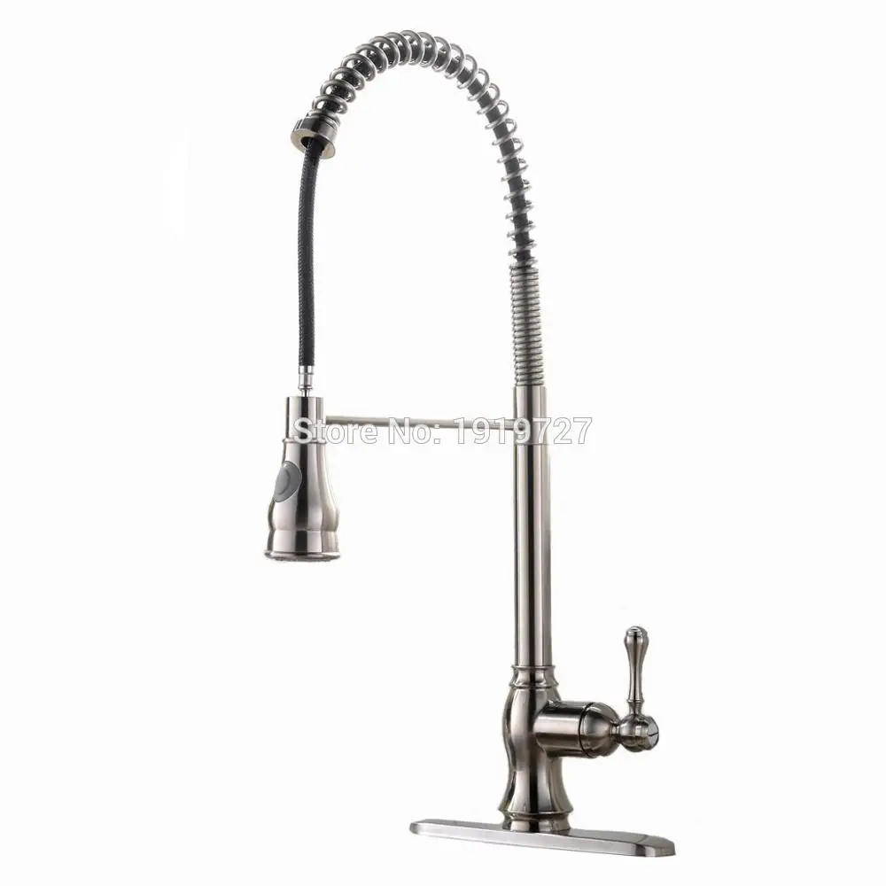 Vidric Широкий Современный Смеситель из твердой латуни с одной ручкой высокой дугой