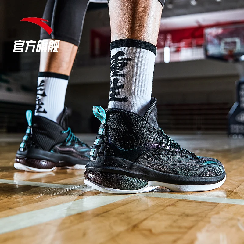 Новинка 2019 года мужские баскетбольные кроссовки с высоким берцем армейские