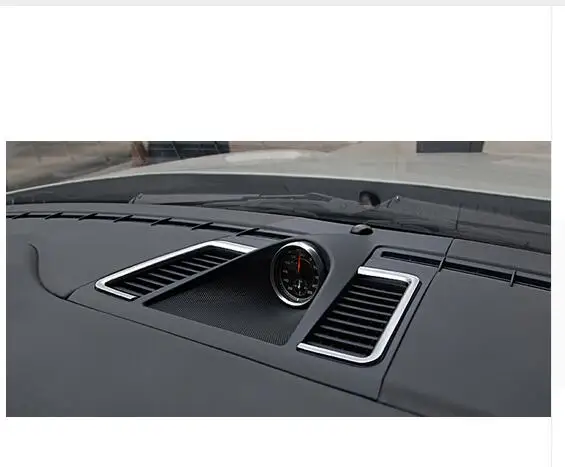 

2 шт., металлическая накладка на переднюю панель вентиляционного отверстия для Porsche Panamera (970) 10-15