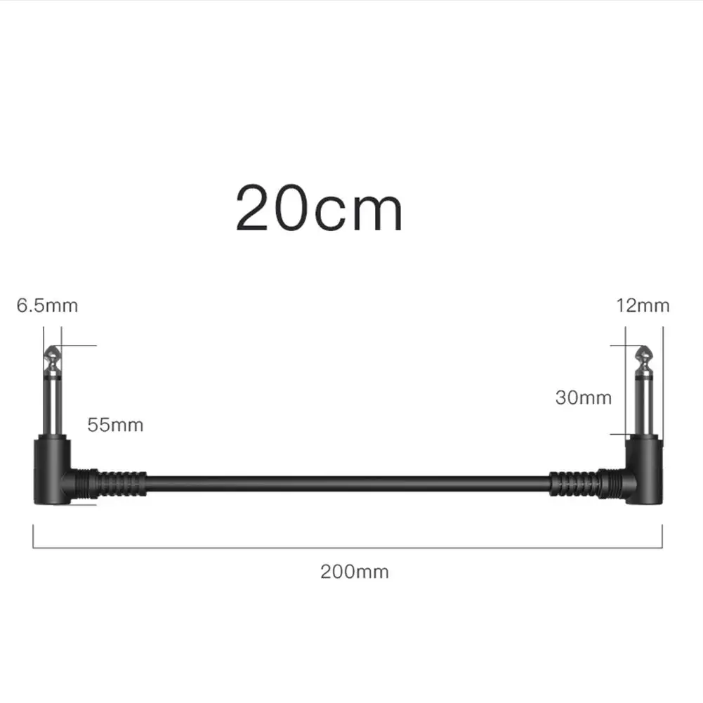 

Yfashion Guitar Effects Pedal Audio Cable Connection Wire Adapter Straight To Straight Universal Guitar Monoblock Effect Cable
