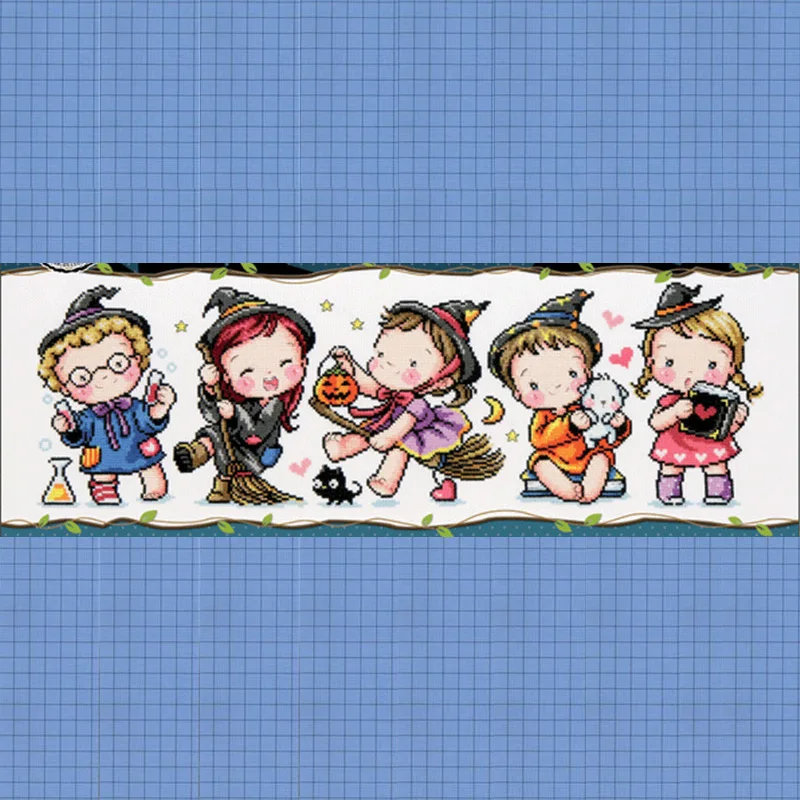 Набор для вышивки крестиком G55 Stich наборы рукоделия 100% хлопчатобумажная нить