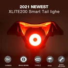 Enfitnix Xlite200 велосипед Smart Auto тормозной сенсор хвост светильник IPx6 Водонепроницаемый светодиодный зарядки Велоспорт Хвост светильник велосипед задний светильник