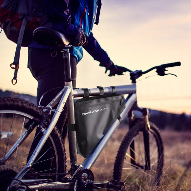 

Сумка на раму велосипеда, водонепроницаемая, из ПВХ, 500D