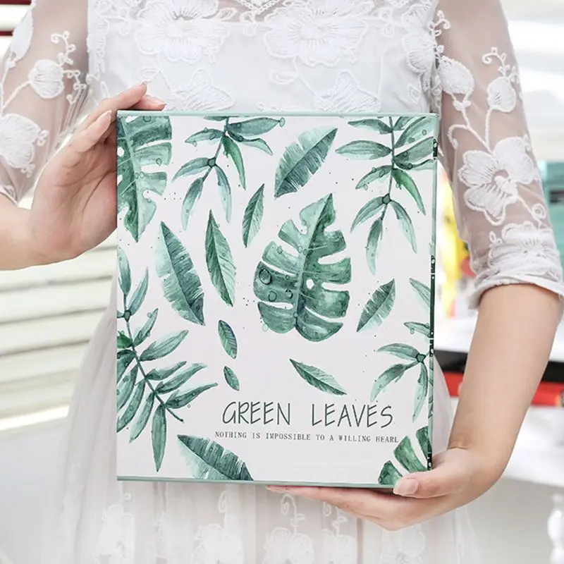 4D большой 6 дюймов Фотоальбом 100 листов скрапбукинговая бумага для детей семья