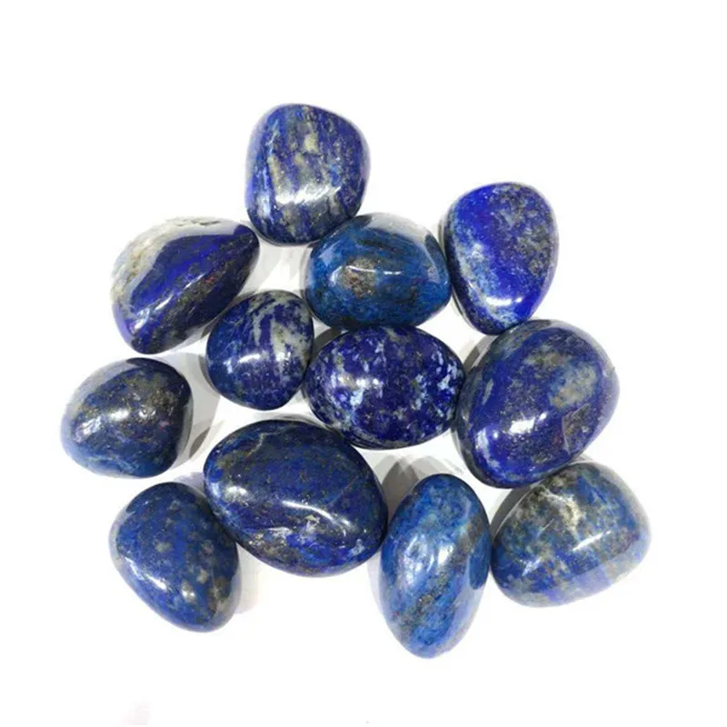 

Natural Polished Blue Lapis Lazuli Crystal Tumbled Gemstone For Decoration