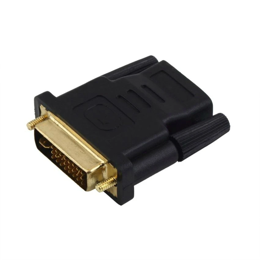 DVI -D 24 + 1 PIN TO H DM I-совместимый женский 19PIN золотая пластина Dvi адаптер 100 шт./лот |