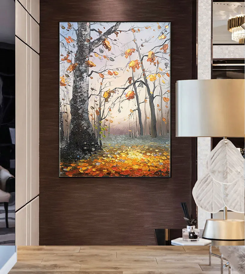 

Gallery decorative canvas painting vertical decorative painting European landscape wall pictures for living room