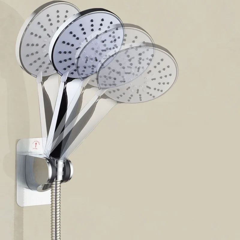 

☆SHAI New Arrival Shower Head Holder Wall Mounted Shower Holder Bathroom Accessory 7-Speed Adjustable Shower Bracket Easy To Use