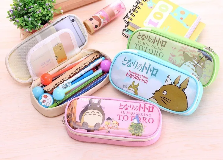 Чехол для карандашей totoro, kalem kutu papeleria, чехол для карандашей, милая сумка для карандашей, большая вместительность, plumier estojo de lapis, сумка для ручек