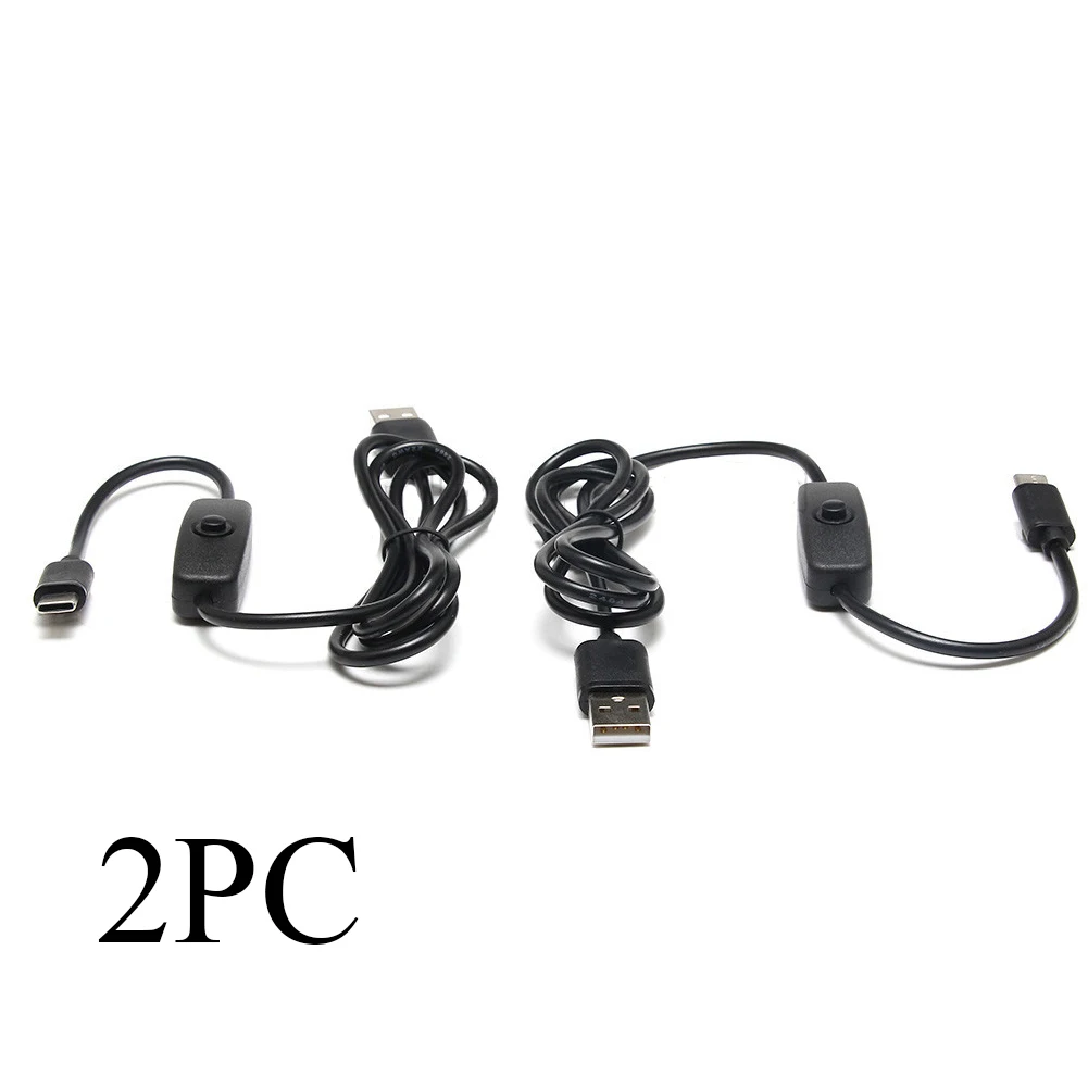 Удлинитель 5V 3A USB к проводному зарядному кабелю типа C прочные аксессуары с переключателем выключатель данных для Raspberry Pi 4