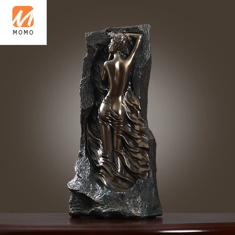 

American Study Figure Decoration Wine Cabinet Decoration Ornament Ornament Decoration Living Room Cabinet Goddess Crafts Gift