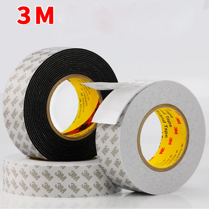 Прочная Клейкая Двусторонняя пенопластовая лента 3 м с двухсторонней клейкой