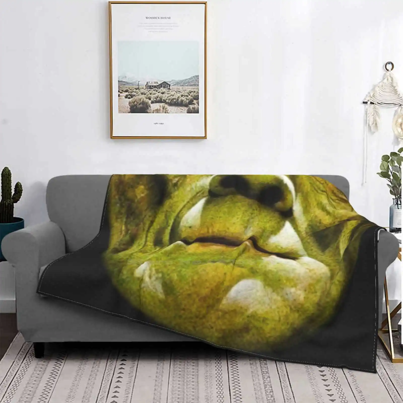 

Светлое тонкое мягкое фланелевое одеяло El Frankie с креативным дизайном, одеяло Франкенштейна из фильма «ужас», жуткий страшный Монстр на Хэлл...